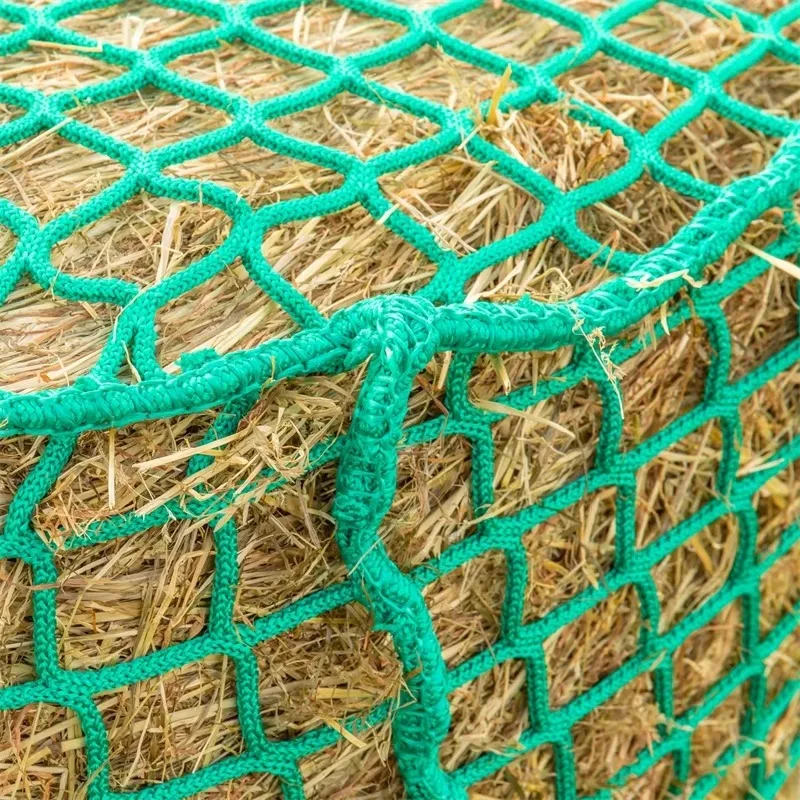 

Knotless Polyester Horse Hay Net Slow Feed Black for Pasture Feeding Premium Quality