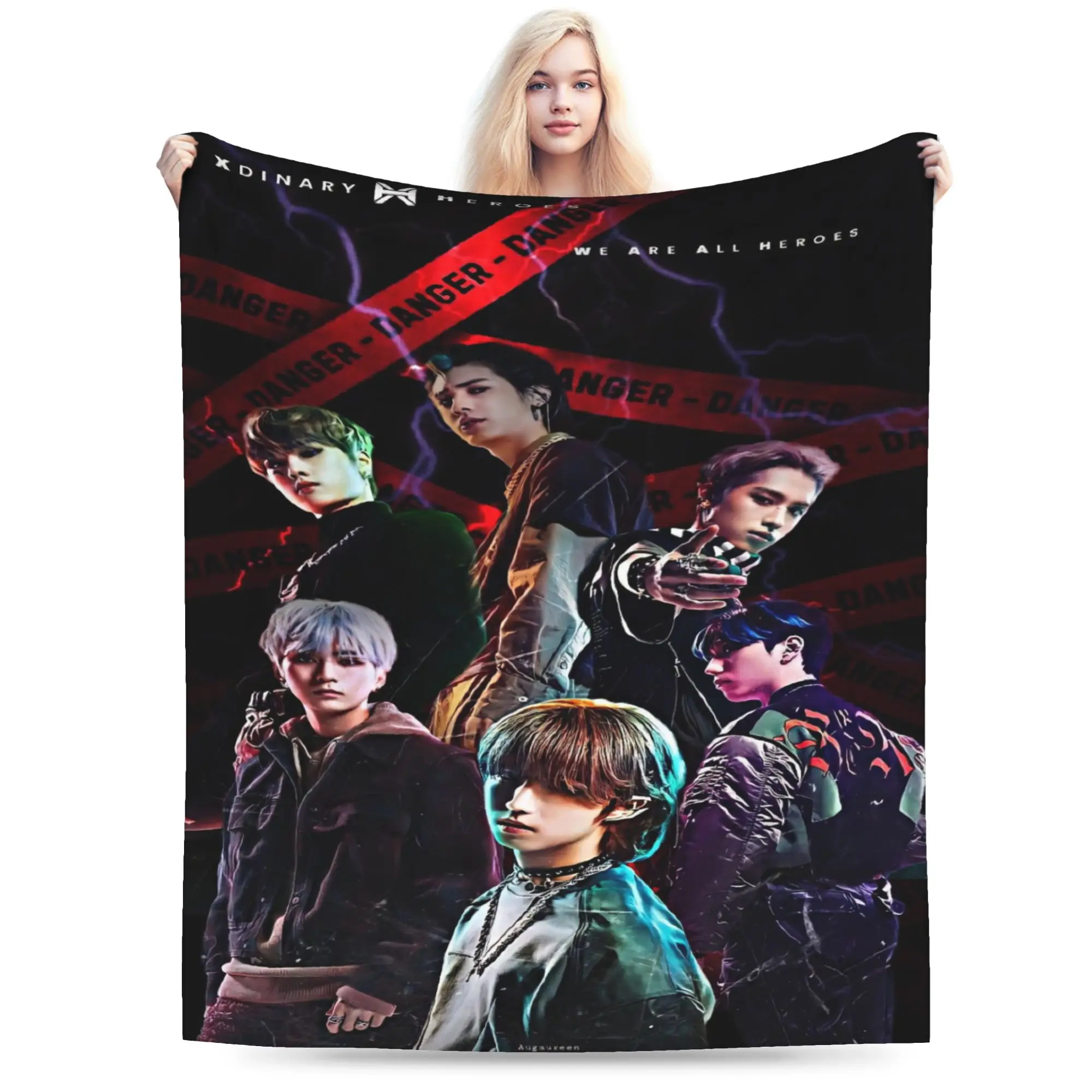 Xdinary Heroes boy group Stuff Blankets Lightweight Thin Fleece  Throw Blanket Cozy Bedding Throws