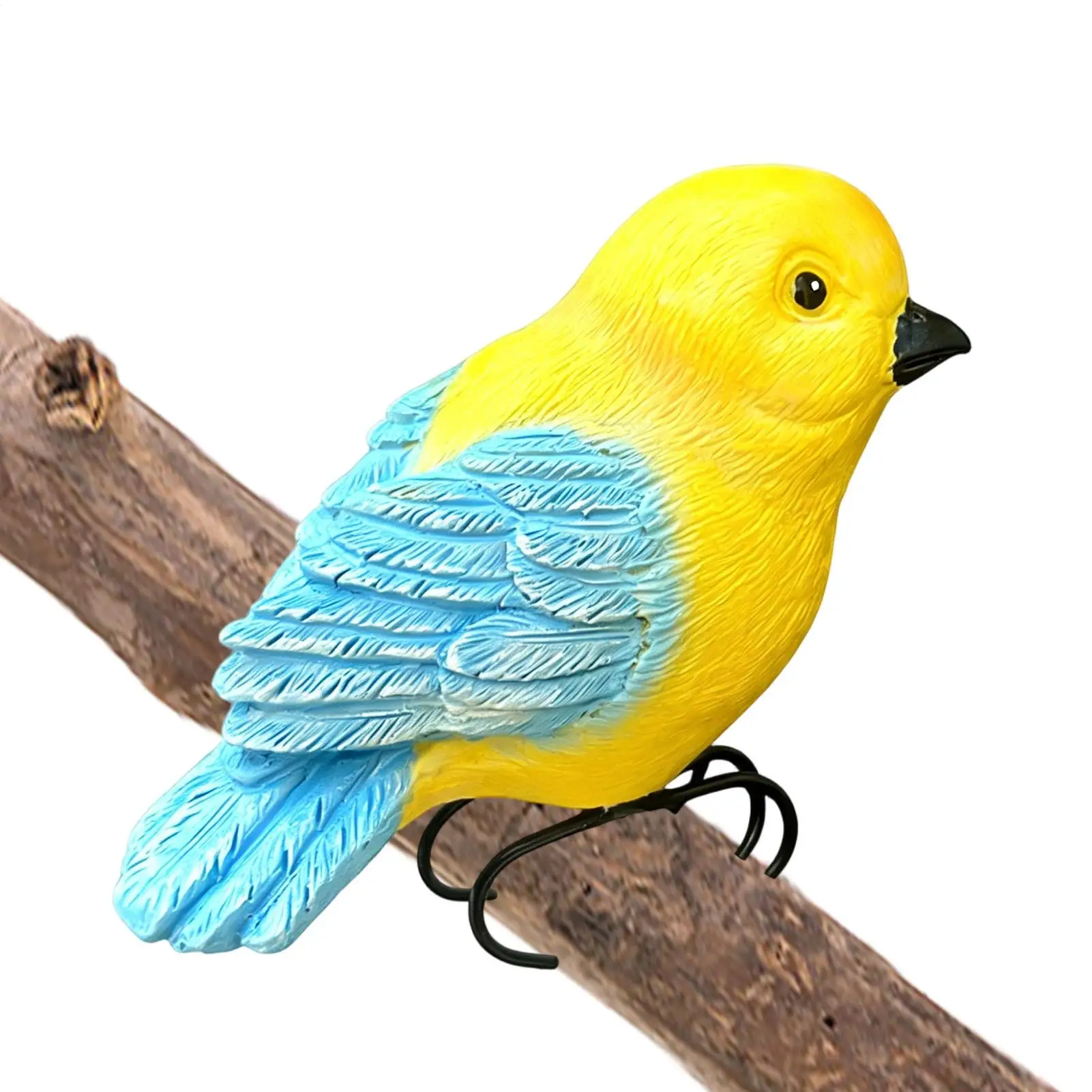 Bird Statue Resin Sculpture Ornaments Artificial Animal Planter Decorations For Lawn Courtyard Terrace Patio Home Greenhouse