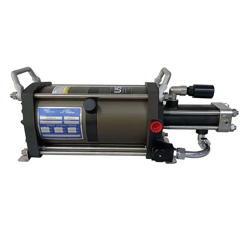 Model: 2AGB   single action  double head  air driven  high pressure nitrogen gas booster pump