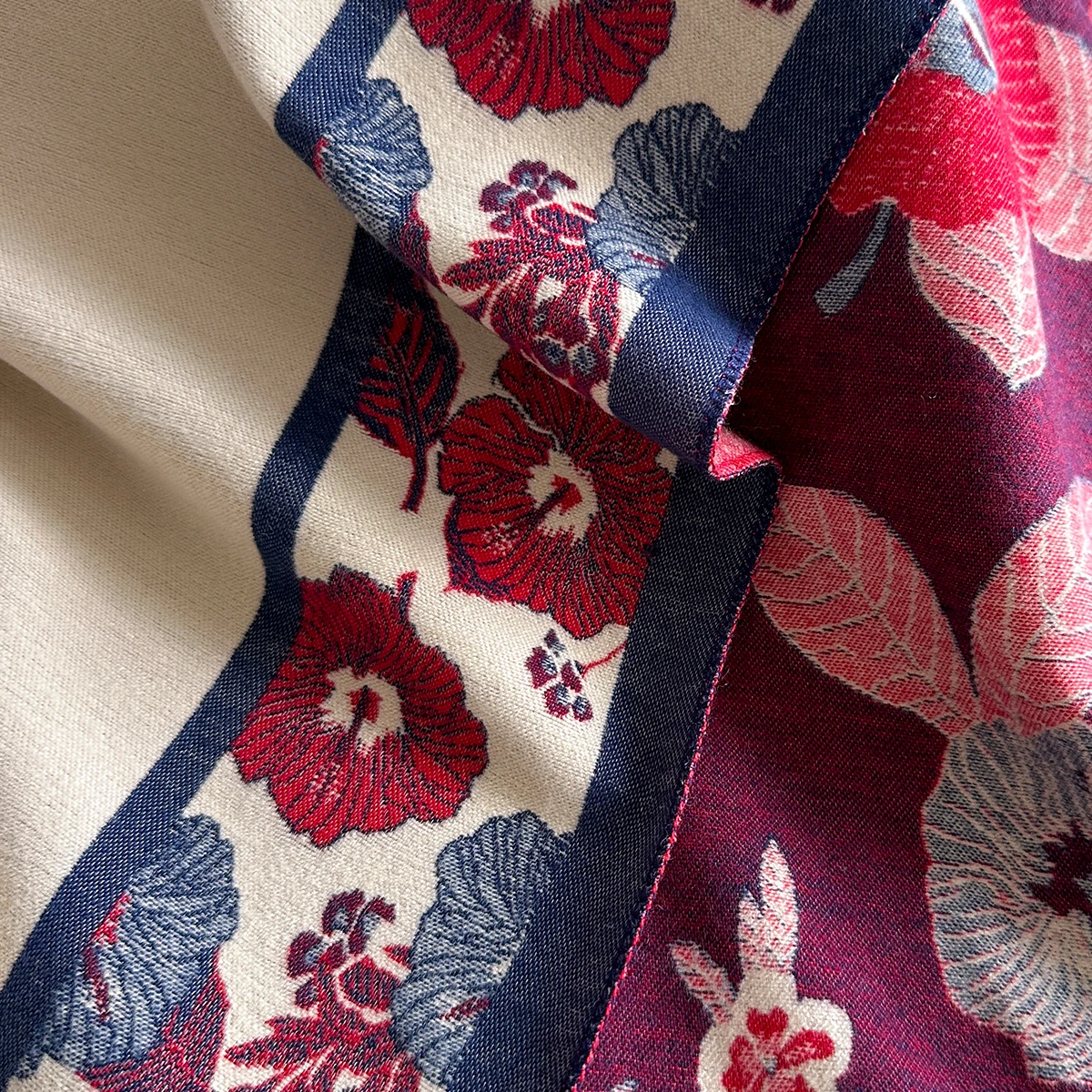 Warmer Schal aus Kaschmirimitat für Damen, Umhang im Ethno-Stil, modische Schals, Blumendruck, kältebeständiger und winddichter Schal – Detail 2