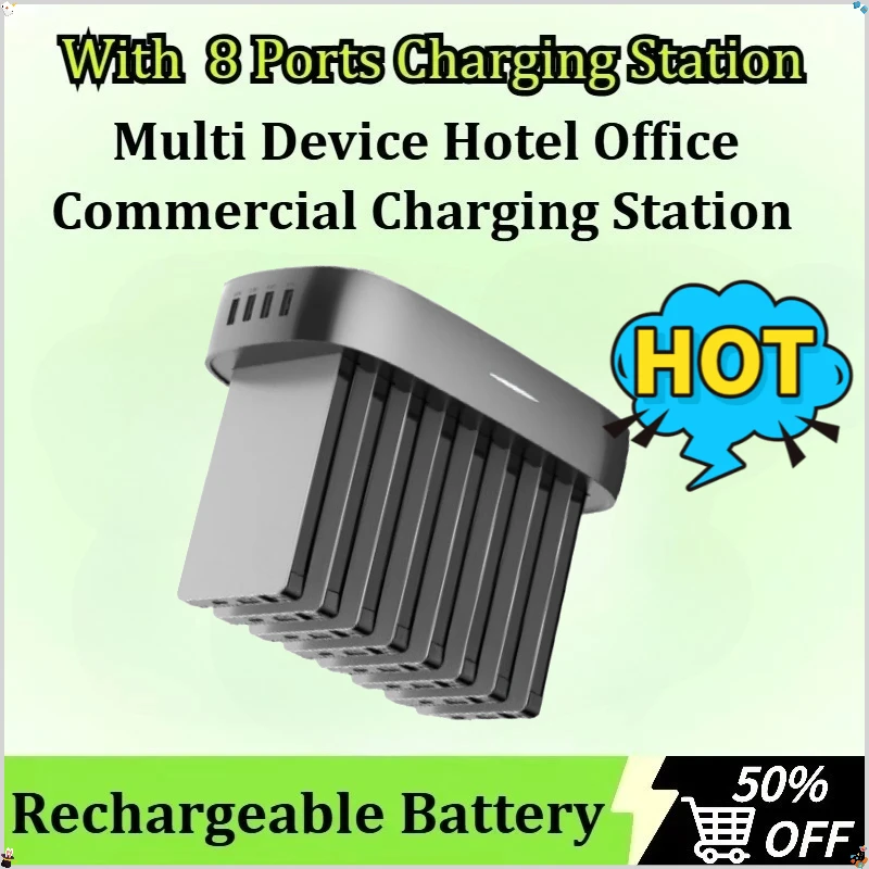 

Fast Charging Power Bank Multi Device Hotel Office Commercial Charging Station with 8 Ports Charging Station Standard