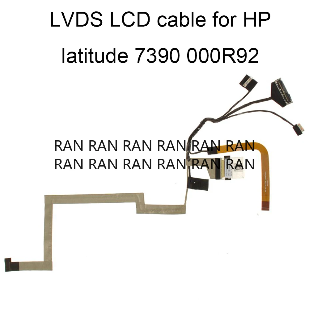 

00R92 сенсорный кабель гибкого ЖК-экрана для Dell Latitude 7390 2-в-1 CAZ41 DC02C00FT00 000R92 30P, детали для ноутбука, кабели FHD с сенсорным экраном