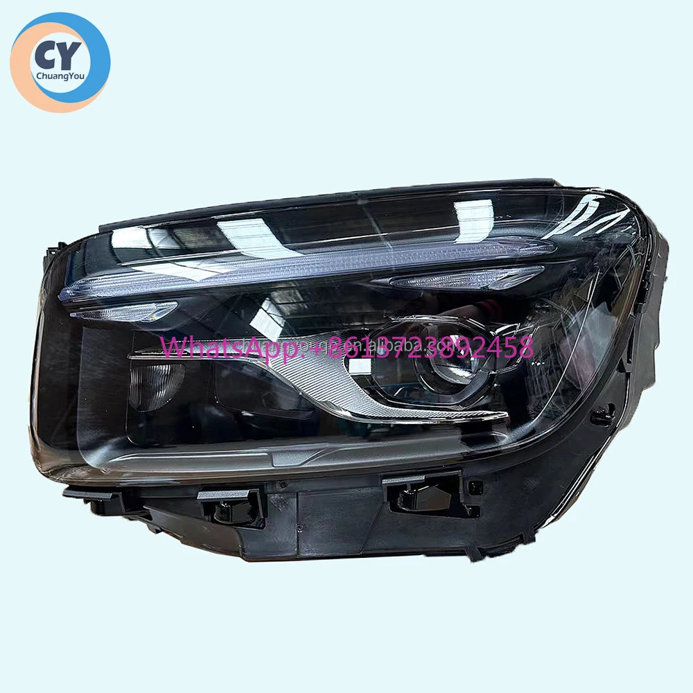 

For Mercedes-benz GLB AMG Original Digital Headlight Lens 2024 2025 2026 Matrix LED Headlamp GLB35 GLB45 X247 Geometric Light