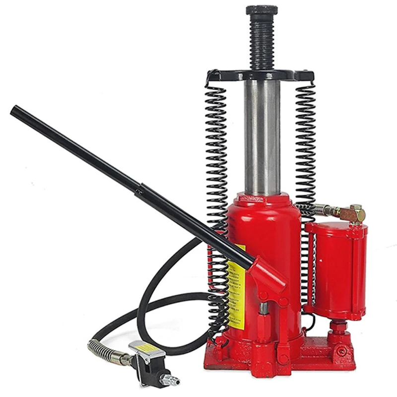 20 Ton Hydraulic Vertical Pneumatic Hydraulic Jack Air Pressure Truck Bus Lifting Tire Replacement Maintenance Rescue Spare