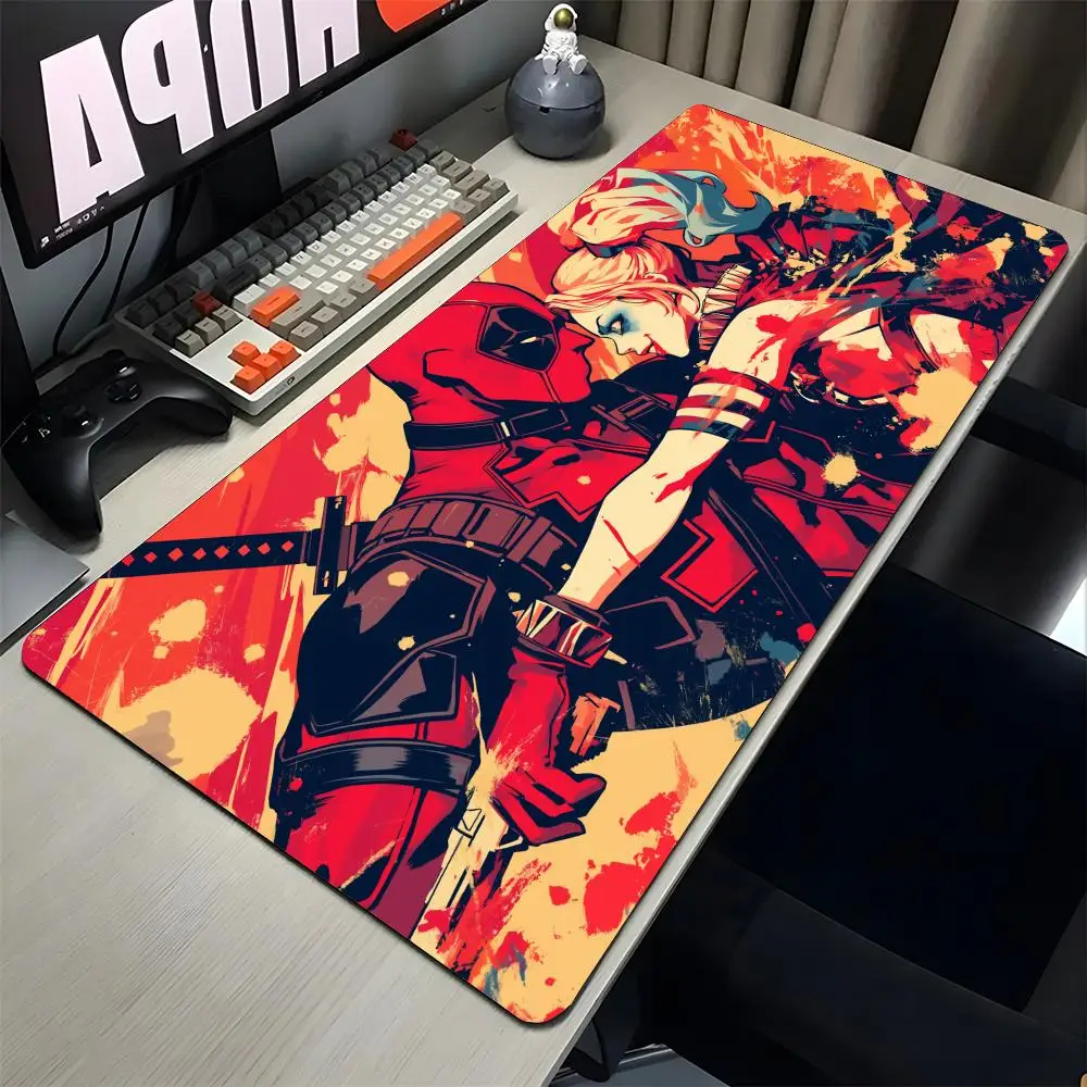MINISO-Anime Characters Deadpool Mouse Pad Gaming Mousepad Abstract Large 900x400x5mm PC Desk