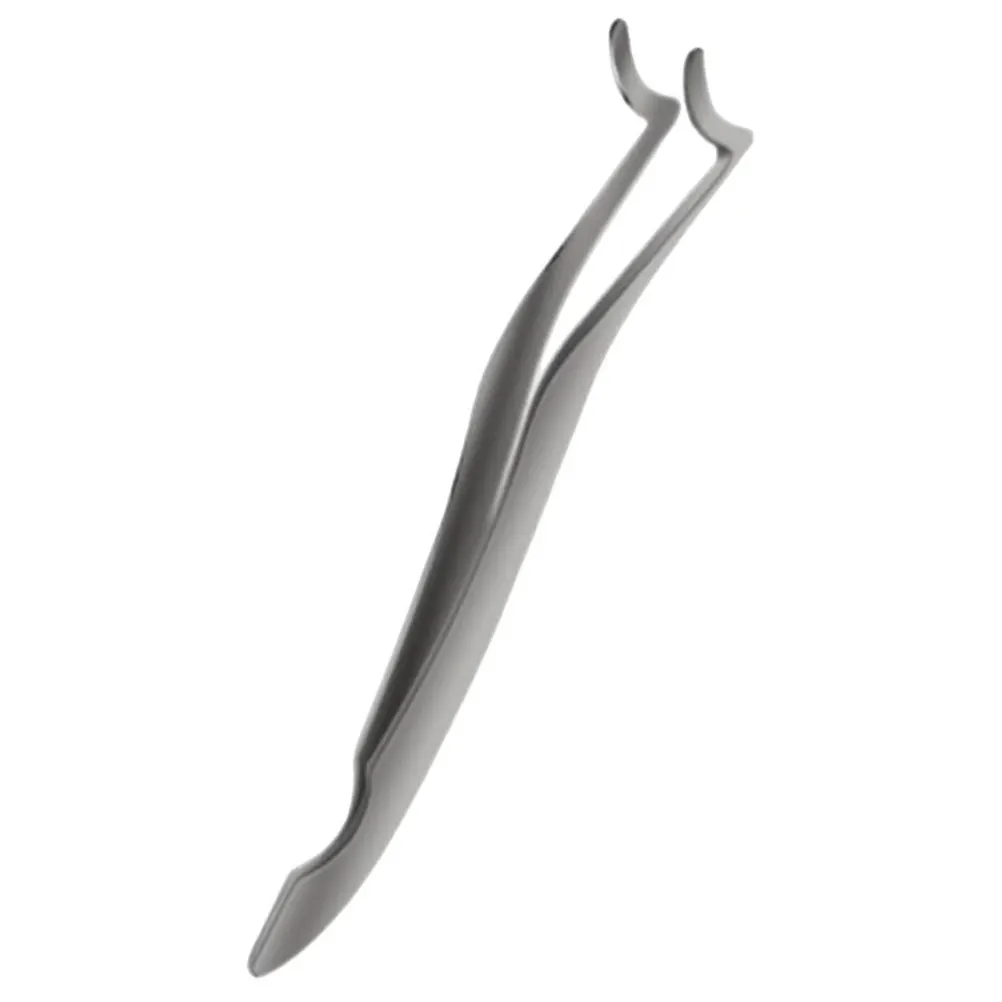 Stainless Steel Eyelash Tweezer Fine Pointed Tip for Easy False Lash Application and Adjustment Professional Makeup Lash