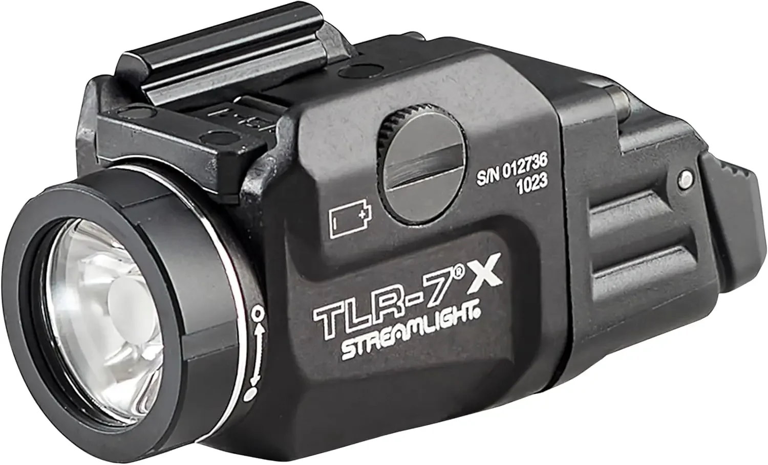 TLR-7 X 500-Lumen Compact Tactical Weapon Light, Includes High, Low Paddle Switches and Key Kit, Black