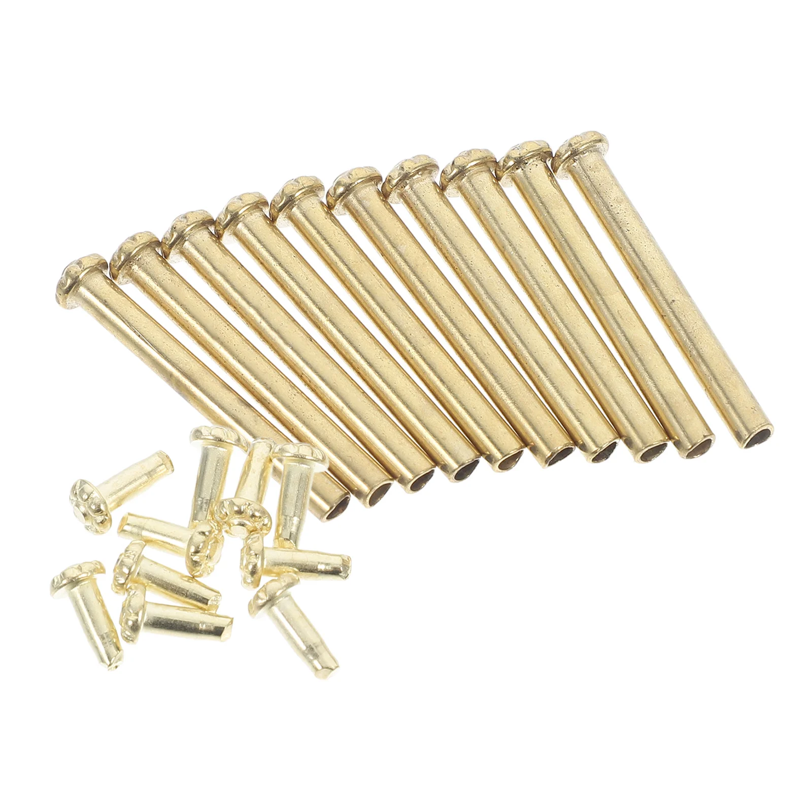 10 Sets Fan Nail Folding Rivet Metal Shaft Rivets Pendant Accessories Iron Repair Kit Hand Repairing