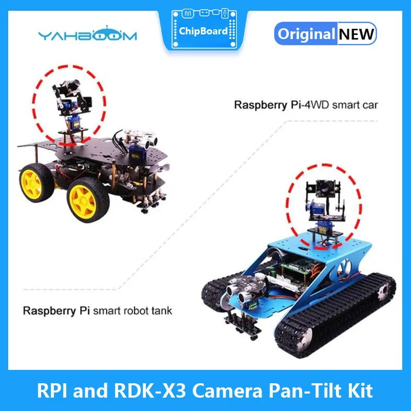 Yahboom HD Camera Pan-Tilt Kit with 2 Pcs SG90 Servos for Raspberry Pi and RDK-X3