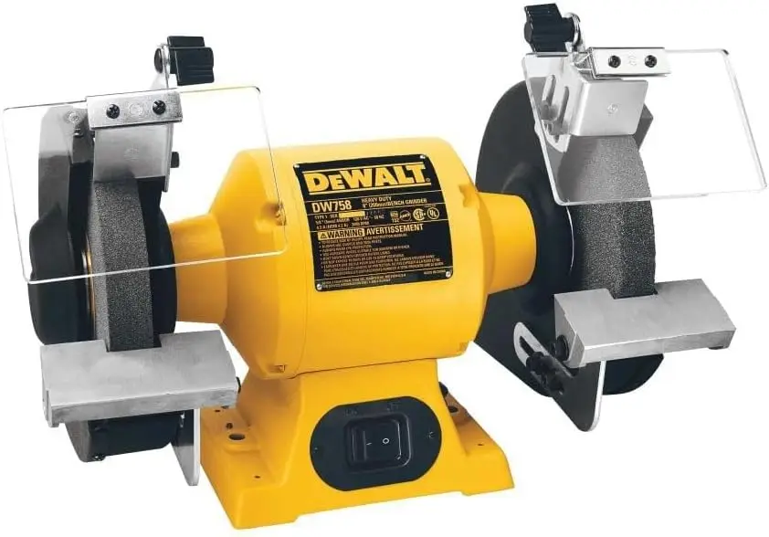 

8-Inch Heavy-Duty Bench Grinder with 3/4 HP Motor for Industrial Applications