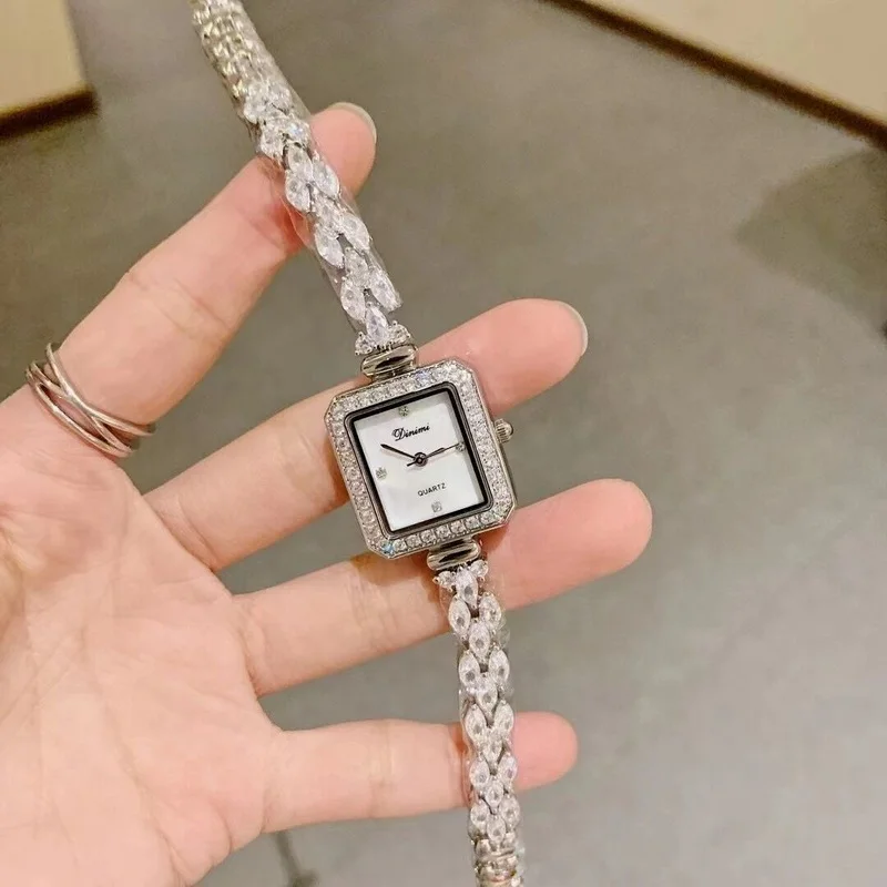 Temperament wheat ear ladies watch female 2024 new brand female light luxury niche pearl bracelet watch female gift