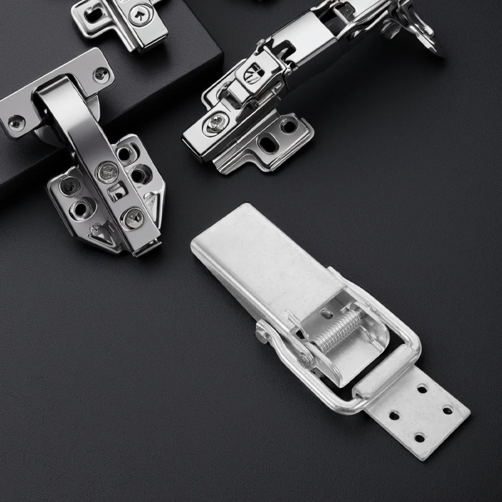 

2Pcs Trailer Gate Spring Latch Heavy Duty Truck Galvanized Trailer Door Hasp Lock Universal Replacement