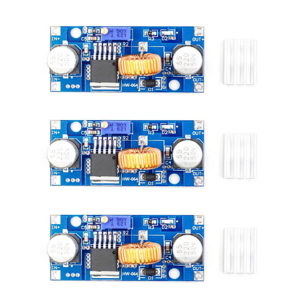 

3PCS XL4015 DC-DC 4-38V to 1.25-36V Buck Power Supply Module 5A Step Down Adjustable Power Module LED Lithium Charger