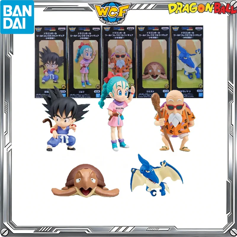 

Оригинальная коллекционная фигурка Bandai WCF Dragon Ball: Сон Гоку, Бульма, Мастер Роши, Черепаха, Птерозавр. Игрушка-подарок.