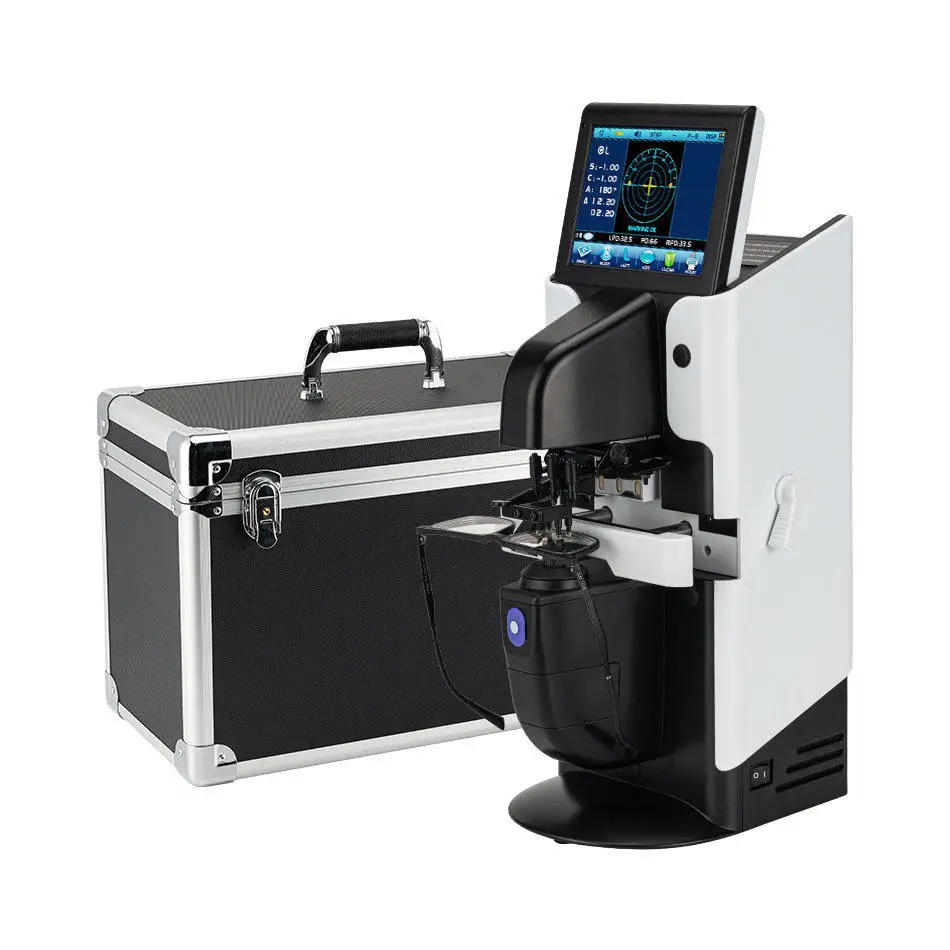 Lensmètre automatique lunettes optique Auto lentille compteur numérique lensomètre 5.6 pouces écran tactile optique Machine JD-2600B