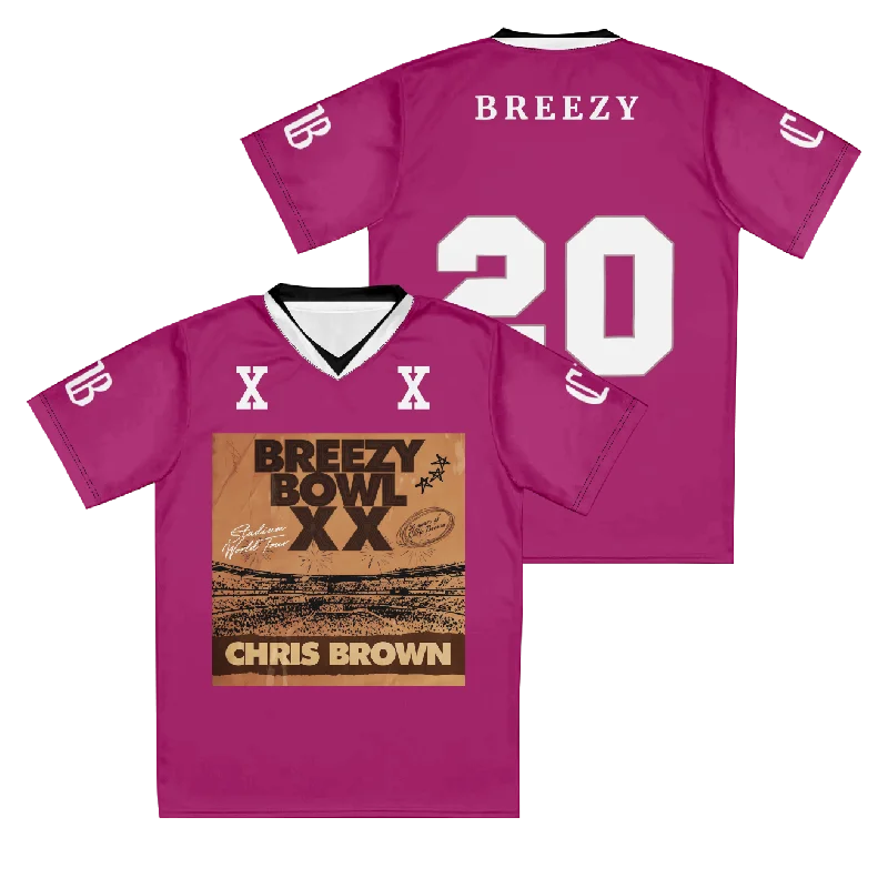 

Chris Brown Breezy Bowl XX Tour 2025 Shirt Men Women Sportswear Jersey V-Neck clothing y2k Top 2025 Summer T-Shirt