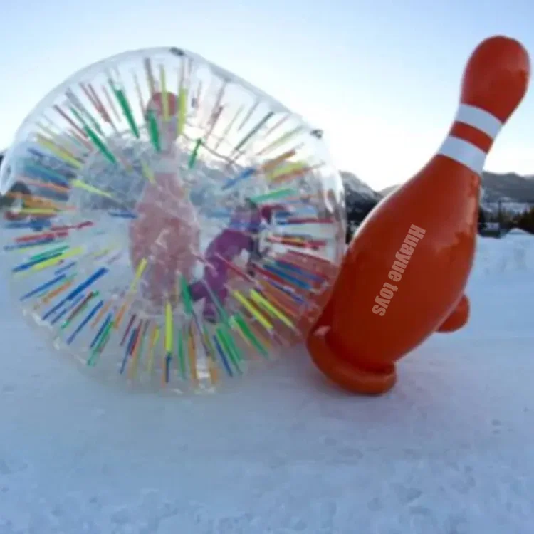 

High Quality Human Hamste Inflatable Bowling Set Customized Inflatable Bowling Pins Human Bowling Ball for Sale