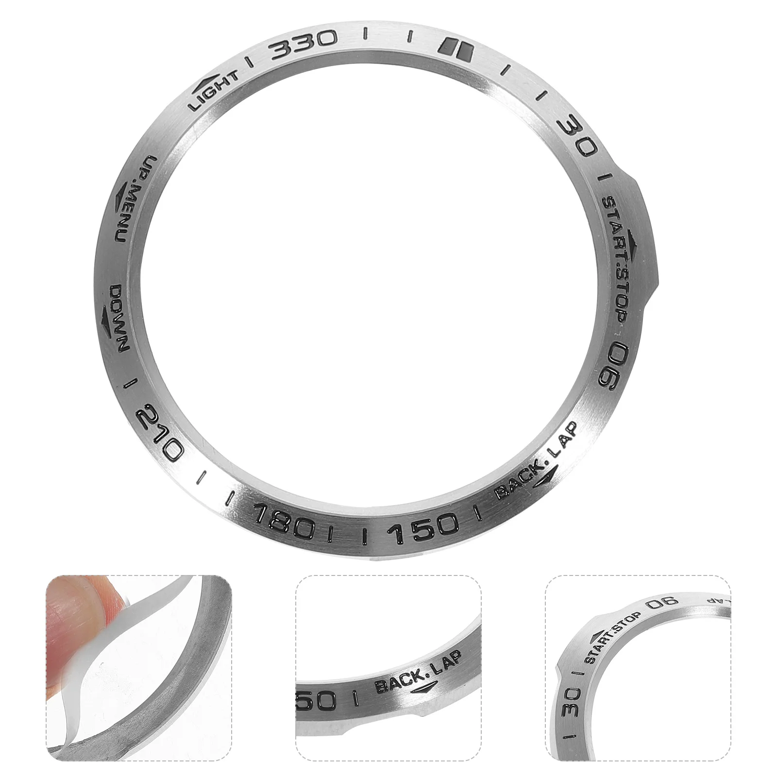 

Metal Scaled Bezel Ring Protective Cover Compatible With Garmin Fenix Protector For 6X Dial Bezel Ring Watch Case For 6X Watch
