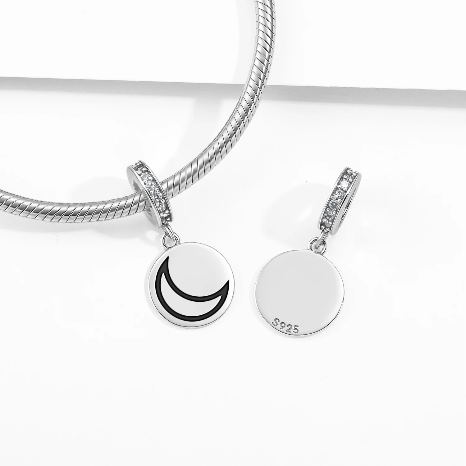 

Alchemy Silver Pendant 925 Sterling Silver Symbol Charm Bead for Women Bracelet Necklace Jewelry Trendy