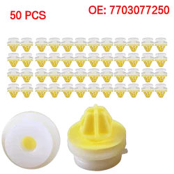 50x Car Retainer Clips For Renault Clio Laguna Megane Push-Type Interior Rivet Fastener Clips 770307725 Car Bumper Retainer Clip