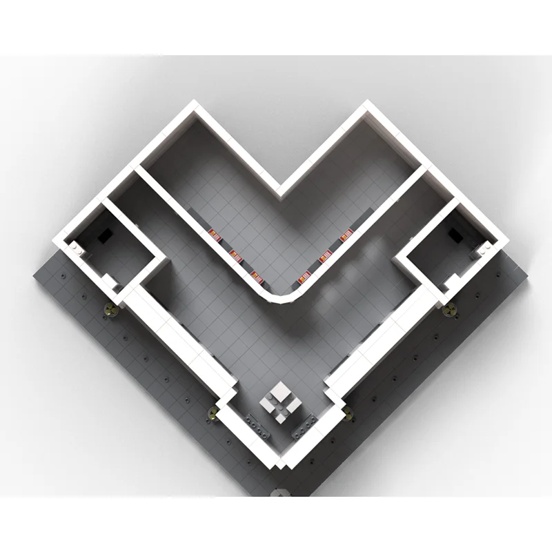 Moc Building Block Old Corner Post Office Modular Building Technology Modular Brick Model  Gifts Christmas Toy DIY Sets Assembly