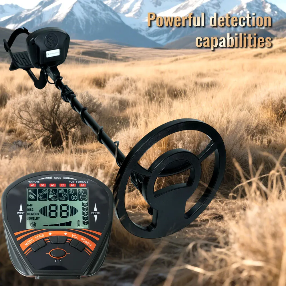 MD810 Underground Metal Detector Underground Professional Depth Search Finder Gold Detector Treasure Detecting Pinpointer