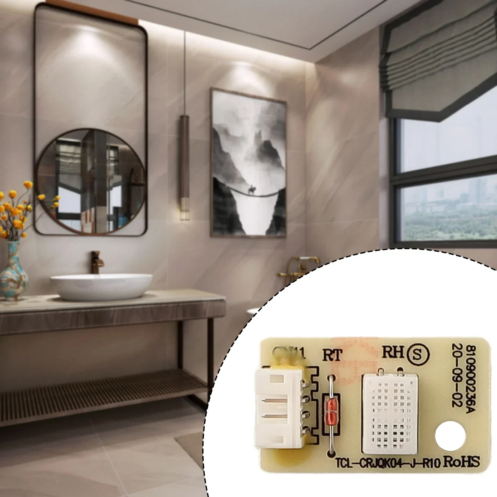 NEW Dehumidifier Humidity Sensor Board Temperature And Humidity Probe For Humidifier OQ10MK112.PCB, TCL-CRJQK04-J-R10