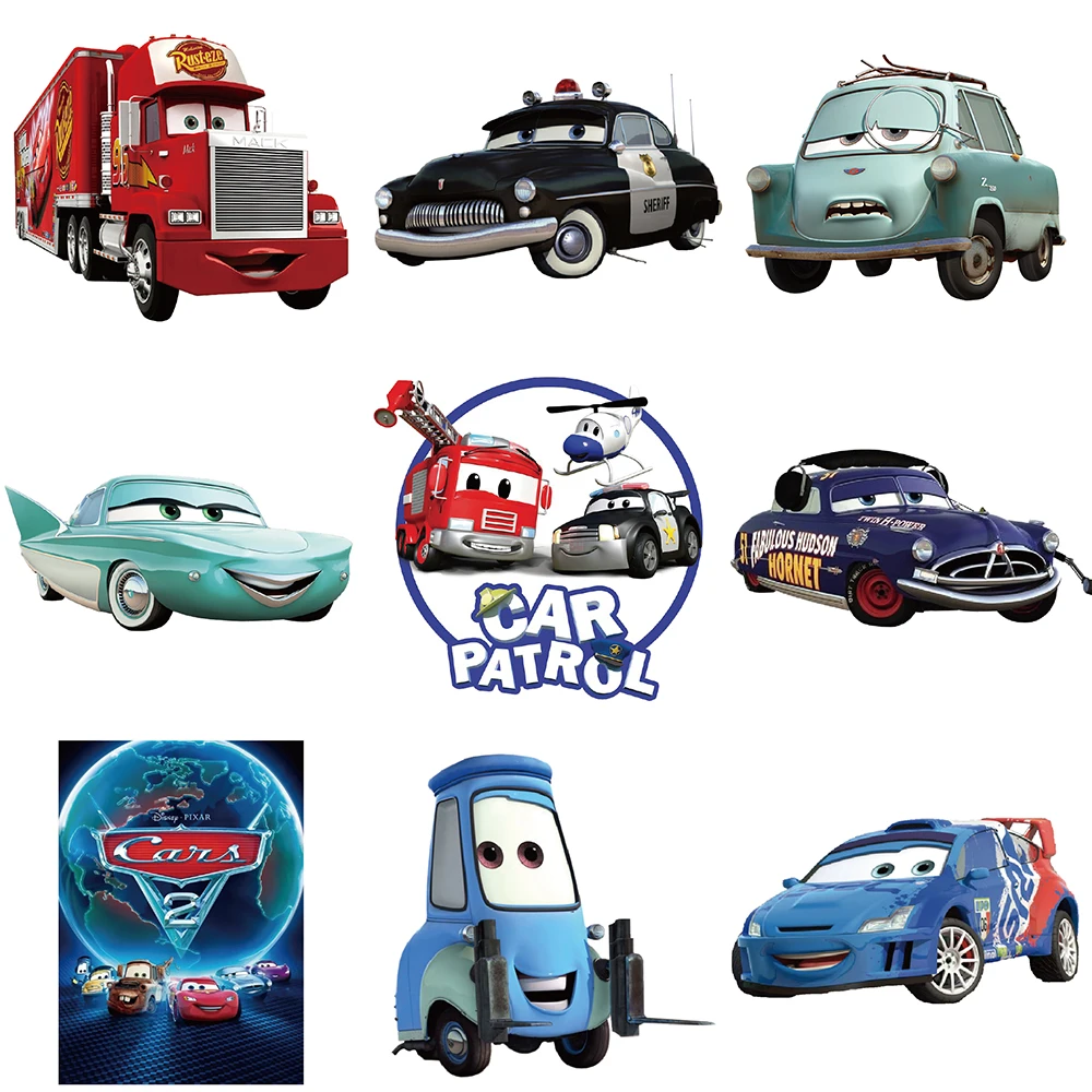 10/30/50pcs Disney Cartoon Cars Stickers Cool Lightning Mcqueen Decals Graffiti Luggage Stationery Phone Funny Anime Toy Sticker