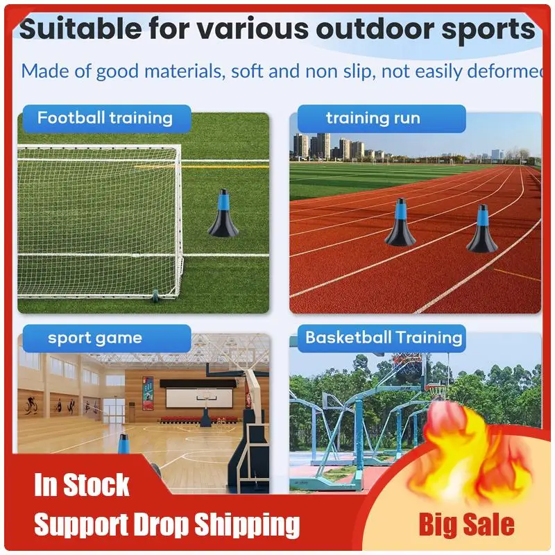 A35F Neue Fußball Training Kegel Fußball Barriere Basketball Training Logo Barrel Outdoor Fußball Basketball Kegel
