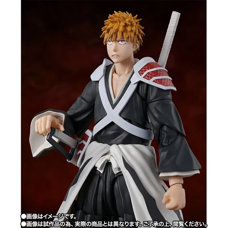 Bandai SHF S.H.Figurats Bleach ICHIGO DUAL ZANGETSU War Аниме Фигурка Готовая модель Комплект игрушек в подарок для детей В наличии