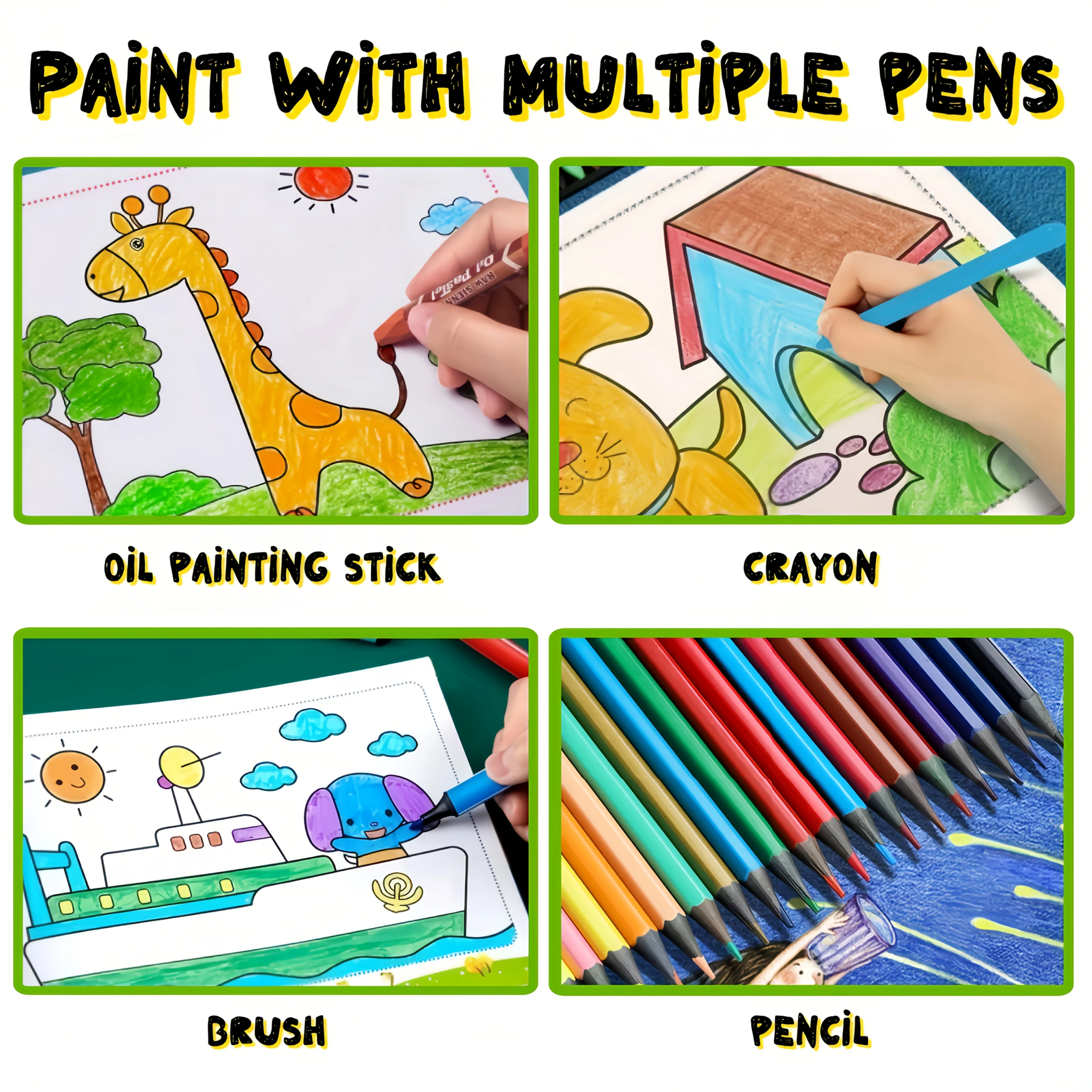 1Pc Animal Coloring Book Beginner Learning Doodle Painting Educational Art Activity Book Creativity Development Coloring Pages image 3