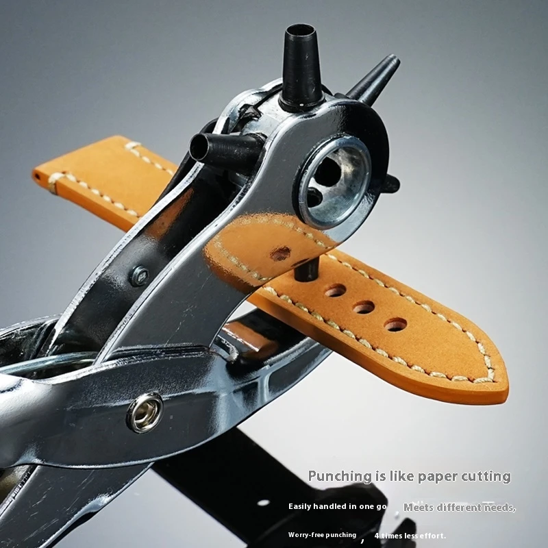 Ремешок для часов, перфоратор из нержавеющей стали, бытовой перфоратор, кожаный ремешок для часов, плоскогубцы, перфоратор из нержавеющей стали, божественный инструмент