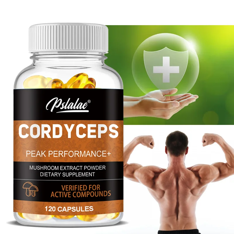 

Cordyceps Capsules - Boosts Energy, Enhances Memory and Concentration, Supports Cardiovascular and Immune Health