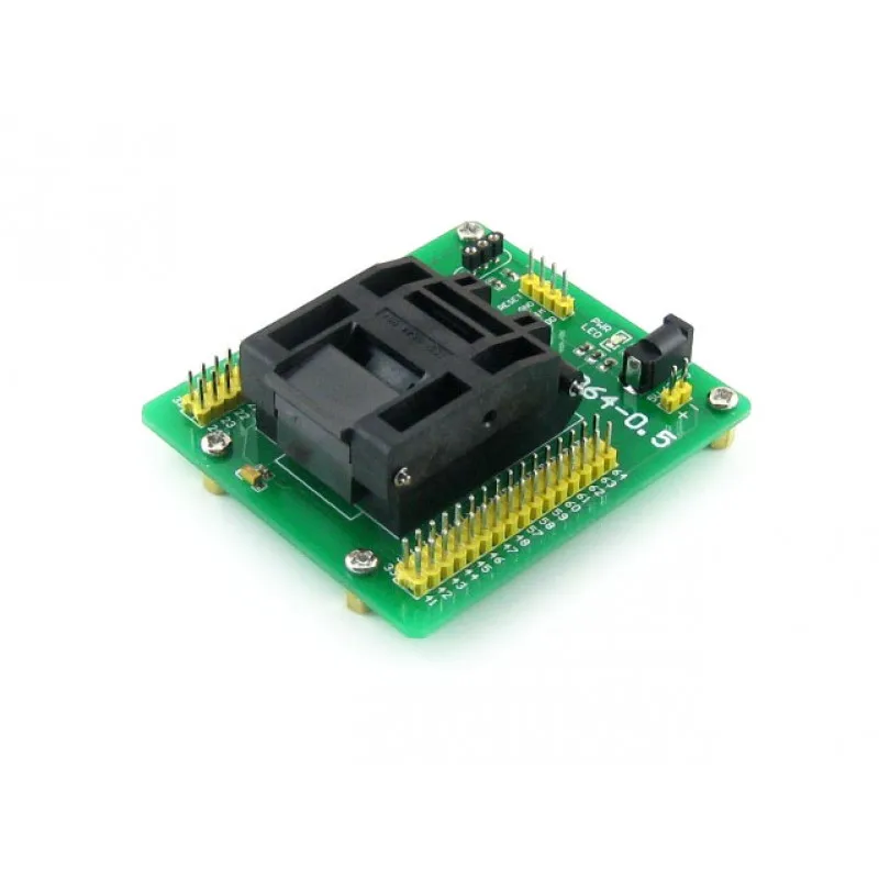 Makerseek STM8-QFP64-0.5 SKU 3263 Waveshare STM8 QFP64 0.5, Programmer Adapter,