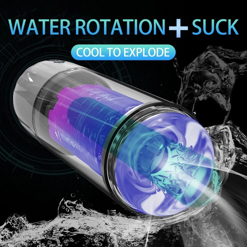 

Automatic Telescopic Rotation Sucking Male Masturbator Blowjob Masturbation Cup Adults Voice Sex Toys For Men IPX8 Waterproof