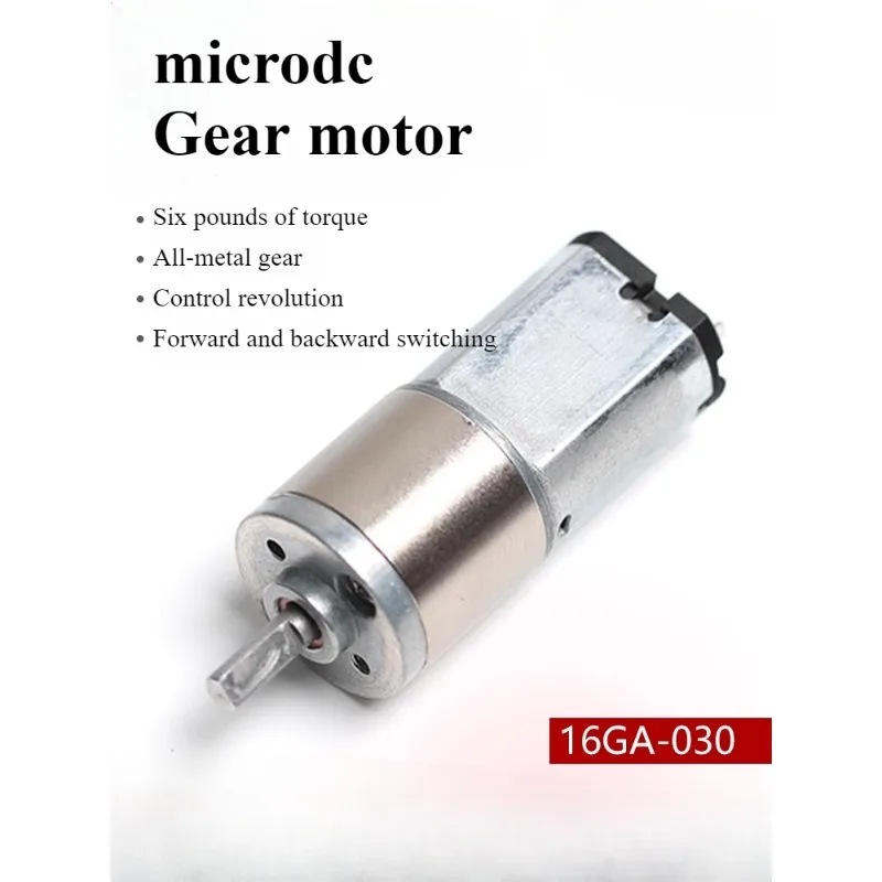 16GA-030 DC 6V 12V Gear Motor DC Motor Electric Gear Motor High Torque 30 60 100 150 200 300 RPM