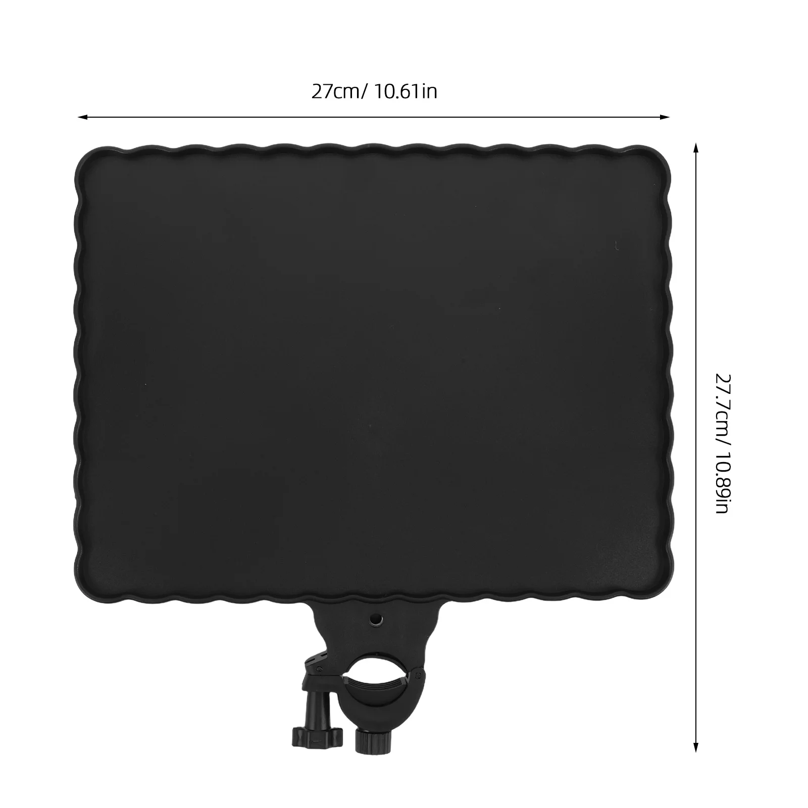 حامل صينية بلاستيكية للميكروفون المحمول، حامل بطاقة صوت كبير لتسجيل البث المباشر، ملحقات ميكروفون البودكاست #2