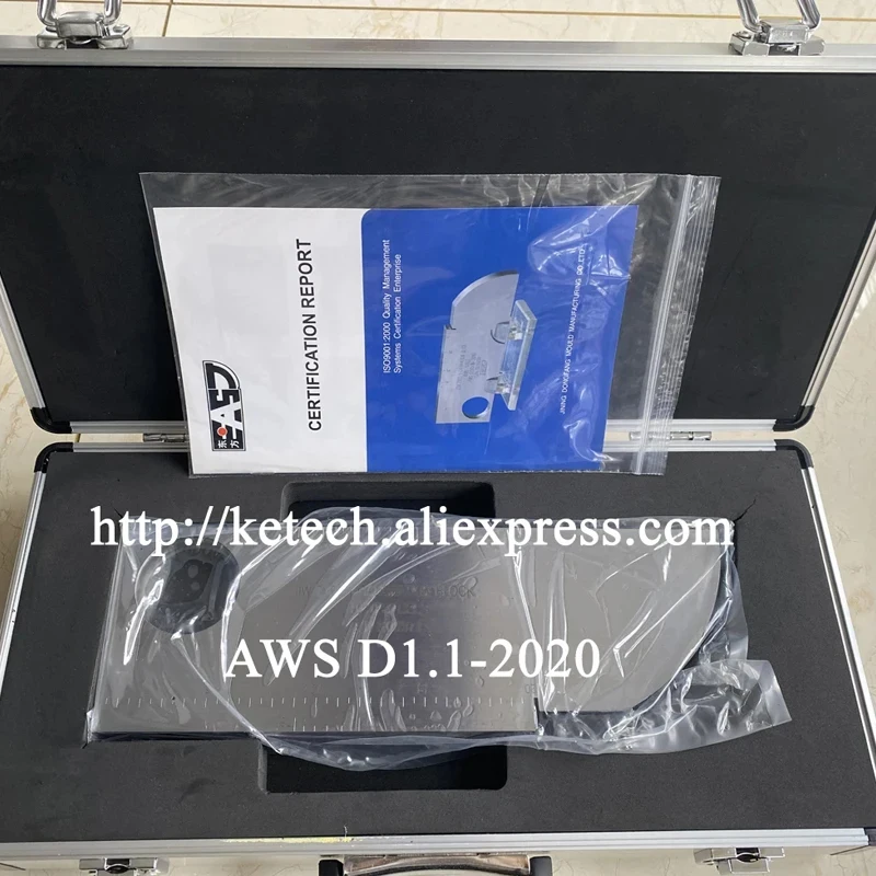 IIW1 TYPE 1 (AWS D1.1/D1.1M-2020) كتلة اختبار المعايرة