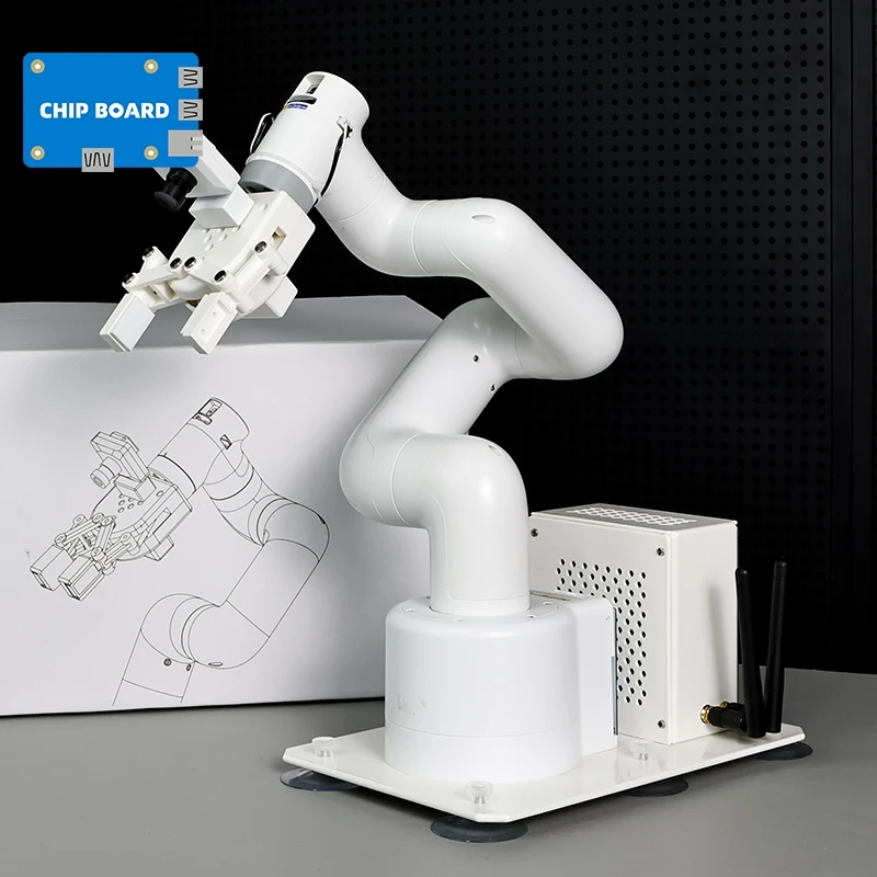 

Yahboom JetCobot 7 DOF Collaborative Robotic Arm ROS AI Visual Recognition Support Jetson NANO/ORIN NANO/ORIN NX Board Control
