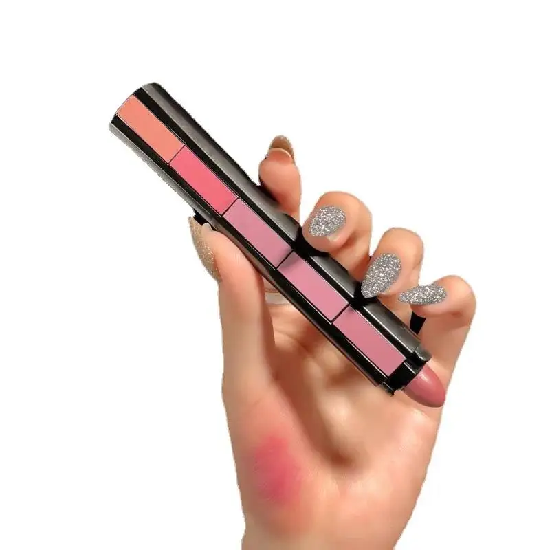 Lápiz labial mate Velvet Mist, juego de 5 colores, hidratante súper suave, sin transferencia, maquillaje de tinte labial de larga duración, 5 uds.