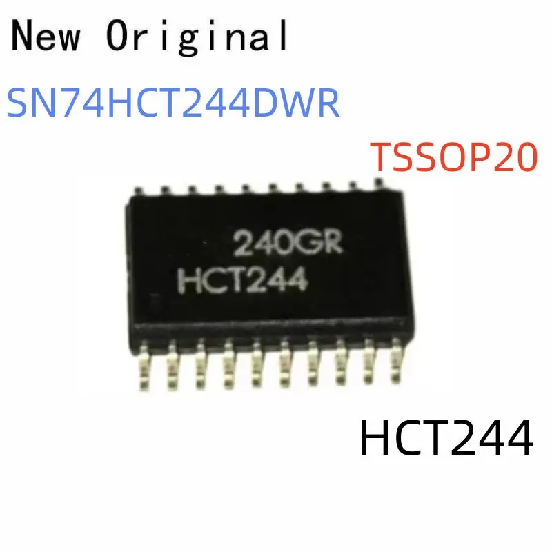Sn74Hct244Dwr Sop20(7.2) New and Original Octal Buffers and Line Drivers with 3-State Outputs Marking Code Hct244