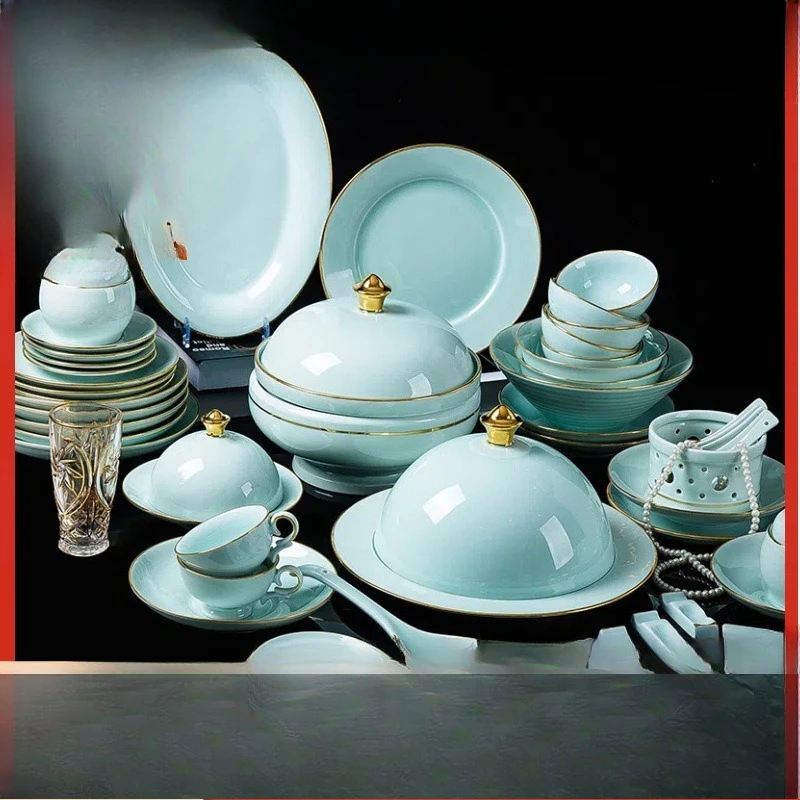 White porcelain dishes, household cutlery set bowls