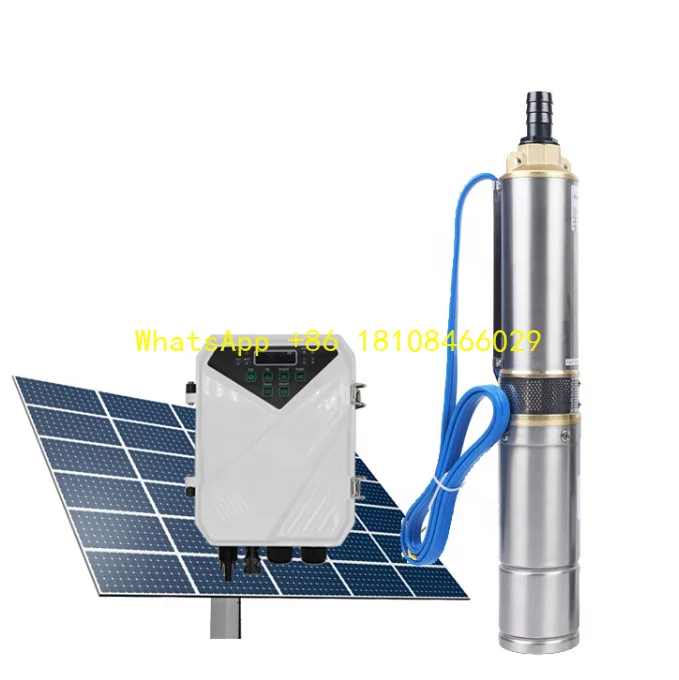 

Powered Water Submersible Pump for Deep Well High Pressure Irrigation 2 Inch Solar