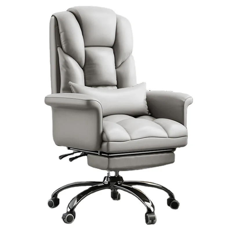 Mobili moderni Boss Manager di lusso Sedie da ufficio ergonomiche girevoli reclinabili direzionali in pelle PU