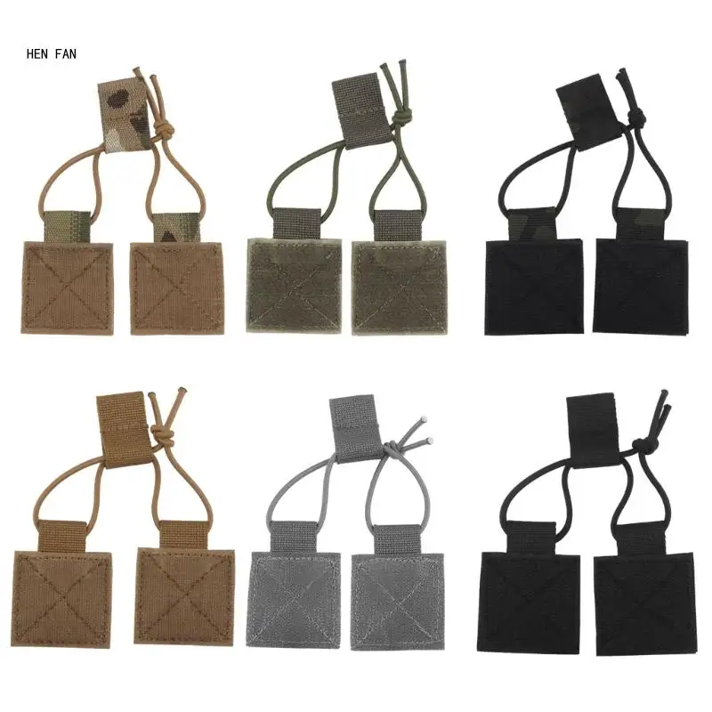 Elastic Binding Ribbon Buckle Military Radio Holder Organizers Tactic Gear Holder Clip Elastic Fixed Rope Straps M89D