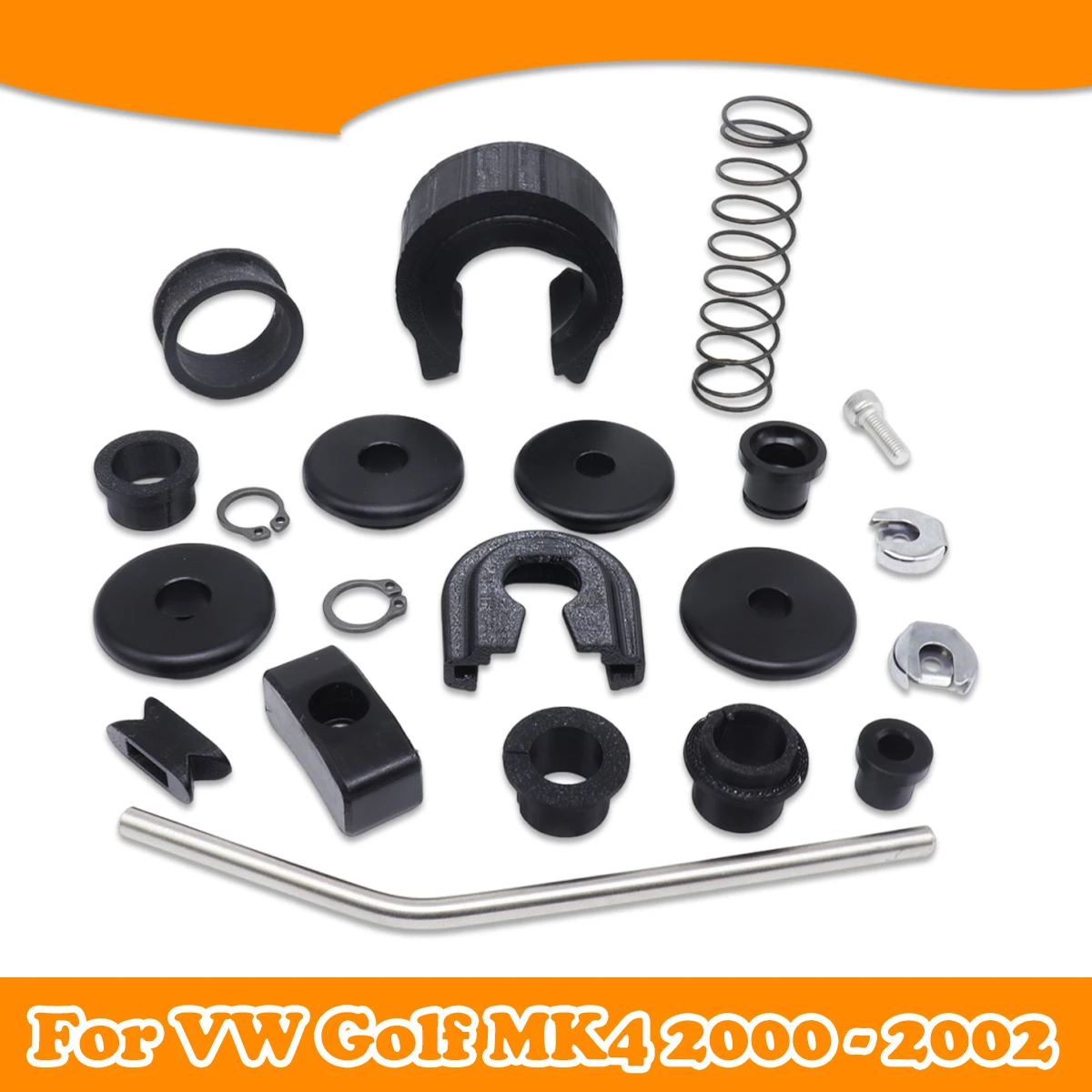 

Complete Set Upgrade Bushing MT Gearbox Enhance Shifter Lever Adjuster Selector linkage End Repair kit For VW Golf MK4 2000-2002