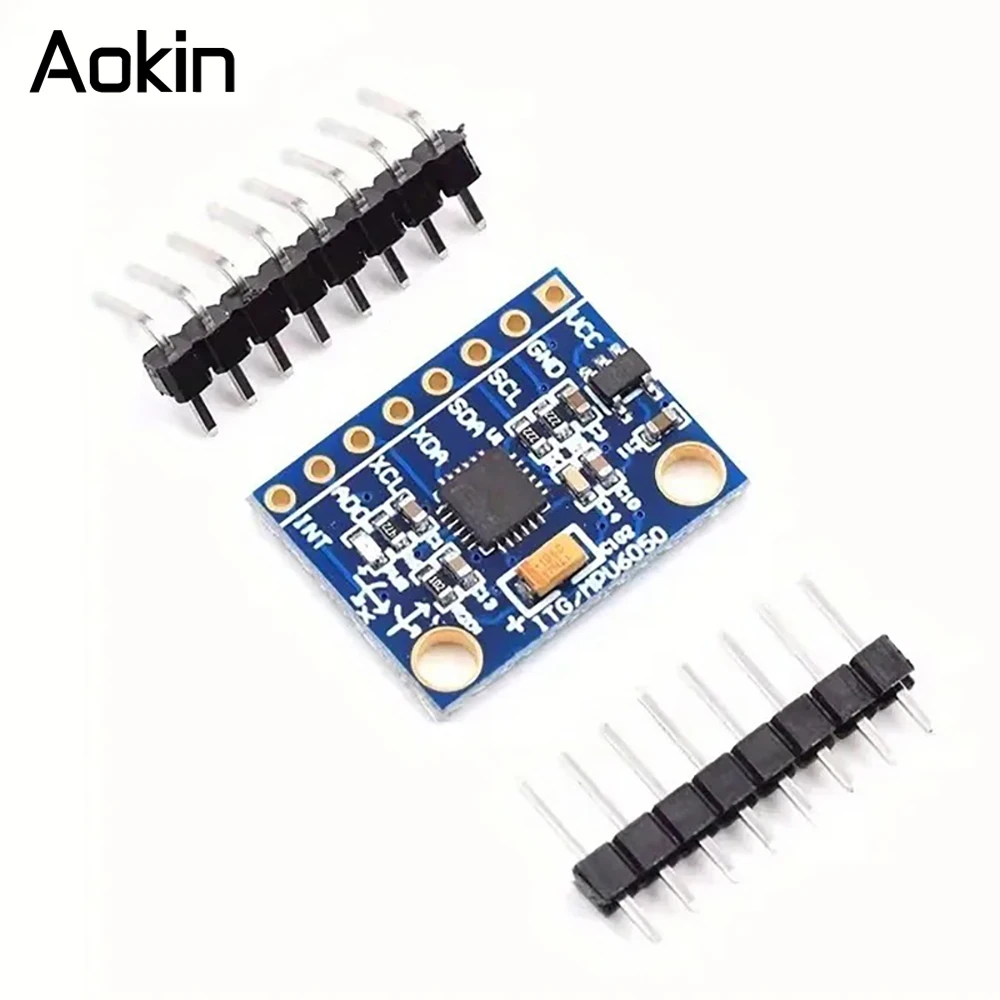 1/5/10 قطعة GY521 GY-521 MPU6050 IIC I2C واجهة 3 محور التناظرية جيروسكوب الاستشعار التسارع وحدة متوافقة لاردوينو #5