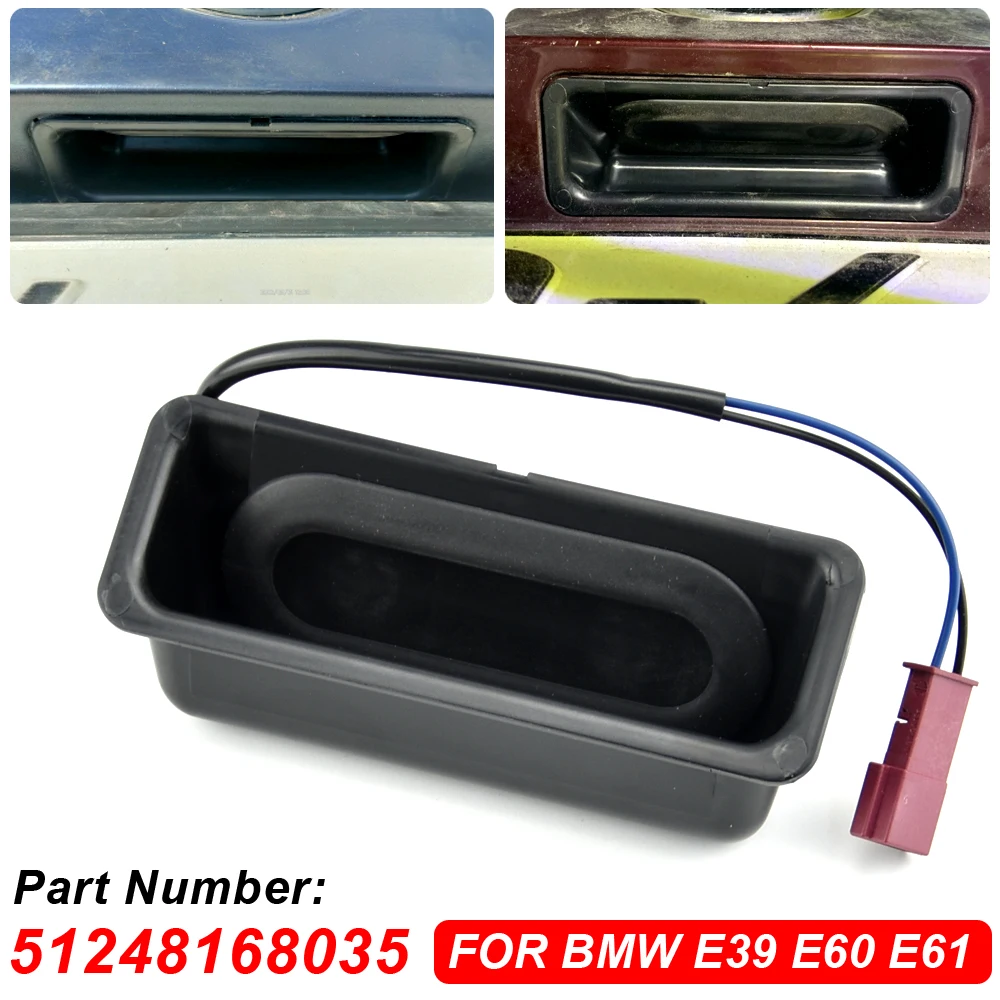 For BMW BMW E39 E60 E61 525xi 530d 545i M5 540i 528i 525i 550i Car Trunk Lock Push Button Handle Switch 2046802391 51248168035