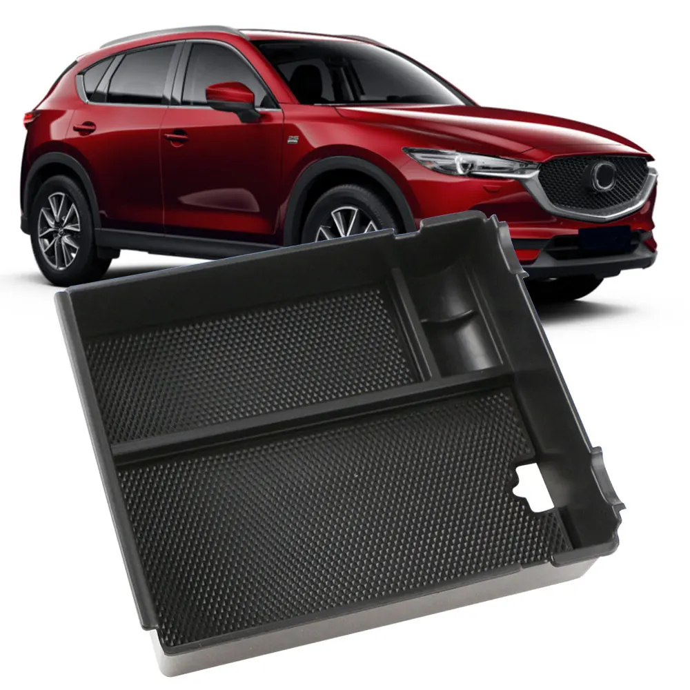 Für Mazda CX-5 CX5 2017-2020 Auto Center Console Armlehne Lagerung Box Fall Tablett Container Verstauen Organizer Zubehör